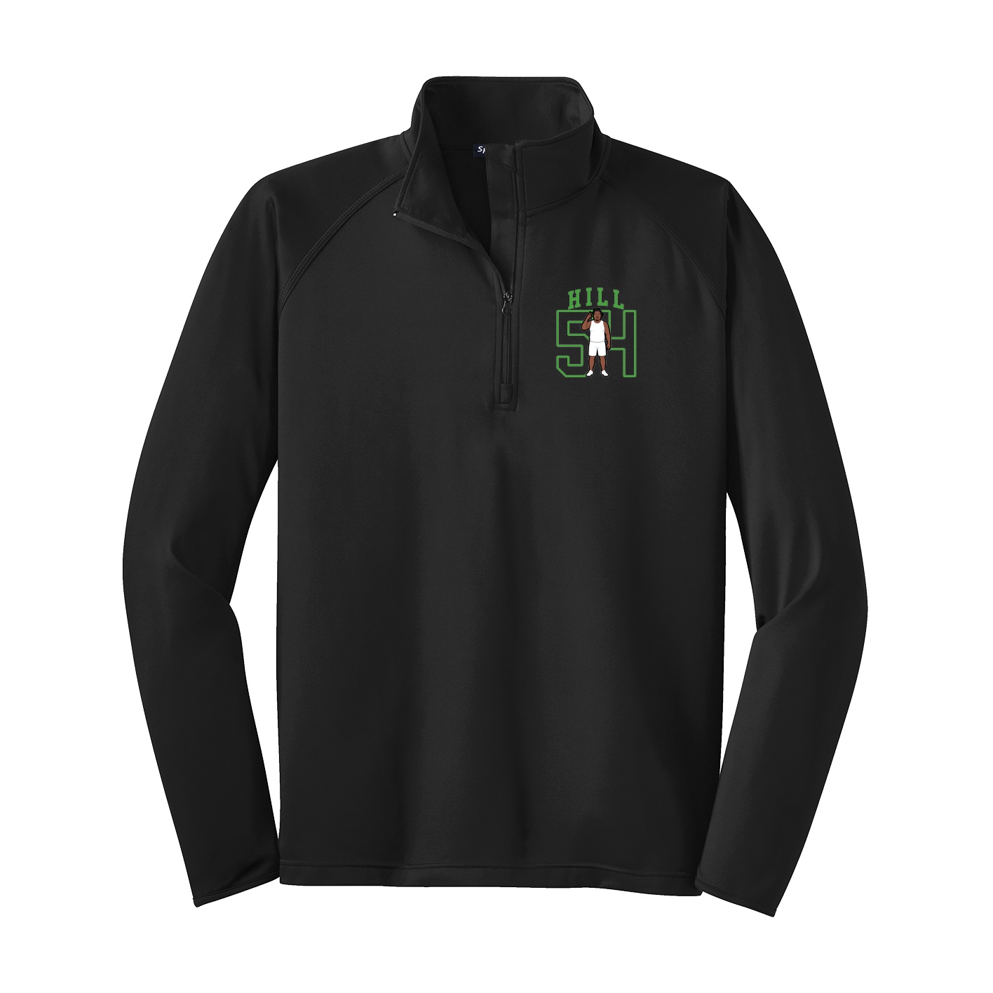 Q-Zip Pullover — Shirsey in Black