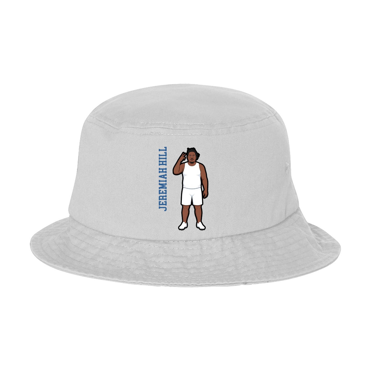 Bucket Cap — Name Vertical in White