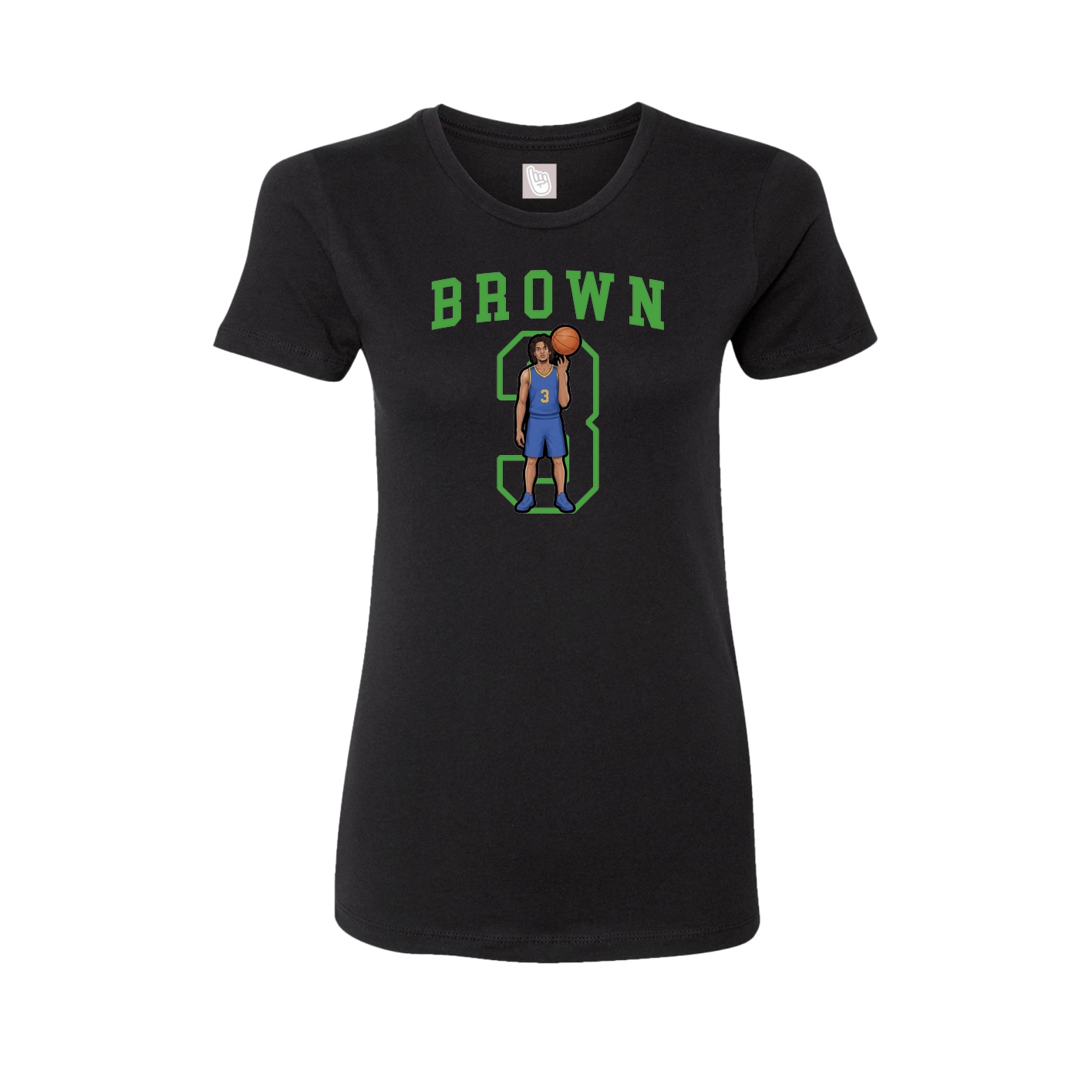 Fitted Women's Tee — Shirsey in Black