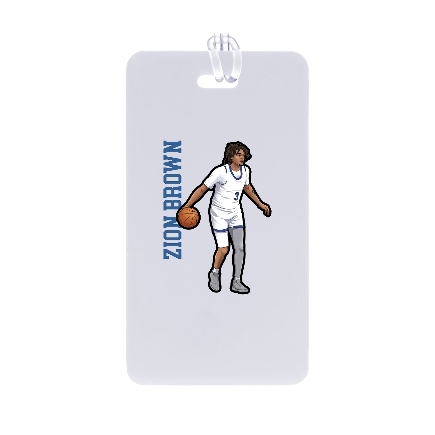 Bag Tag — Name Vertical in Classic