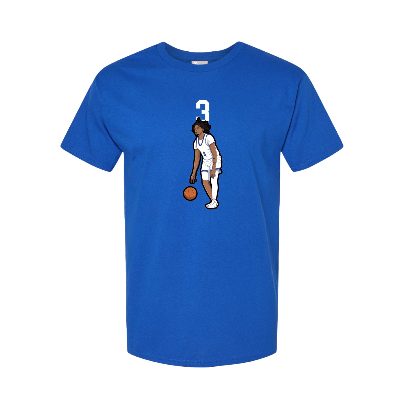 Youth Tee — Number Top in Royal