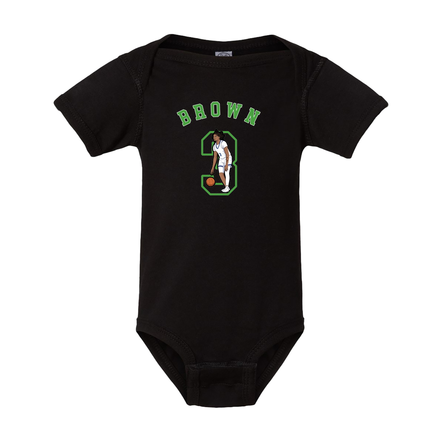 Baby Onesie — Shirsey Arch in Black