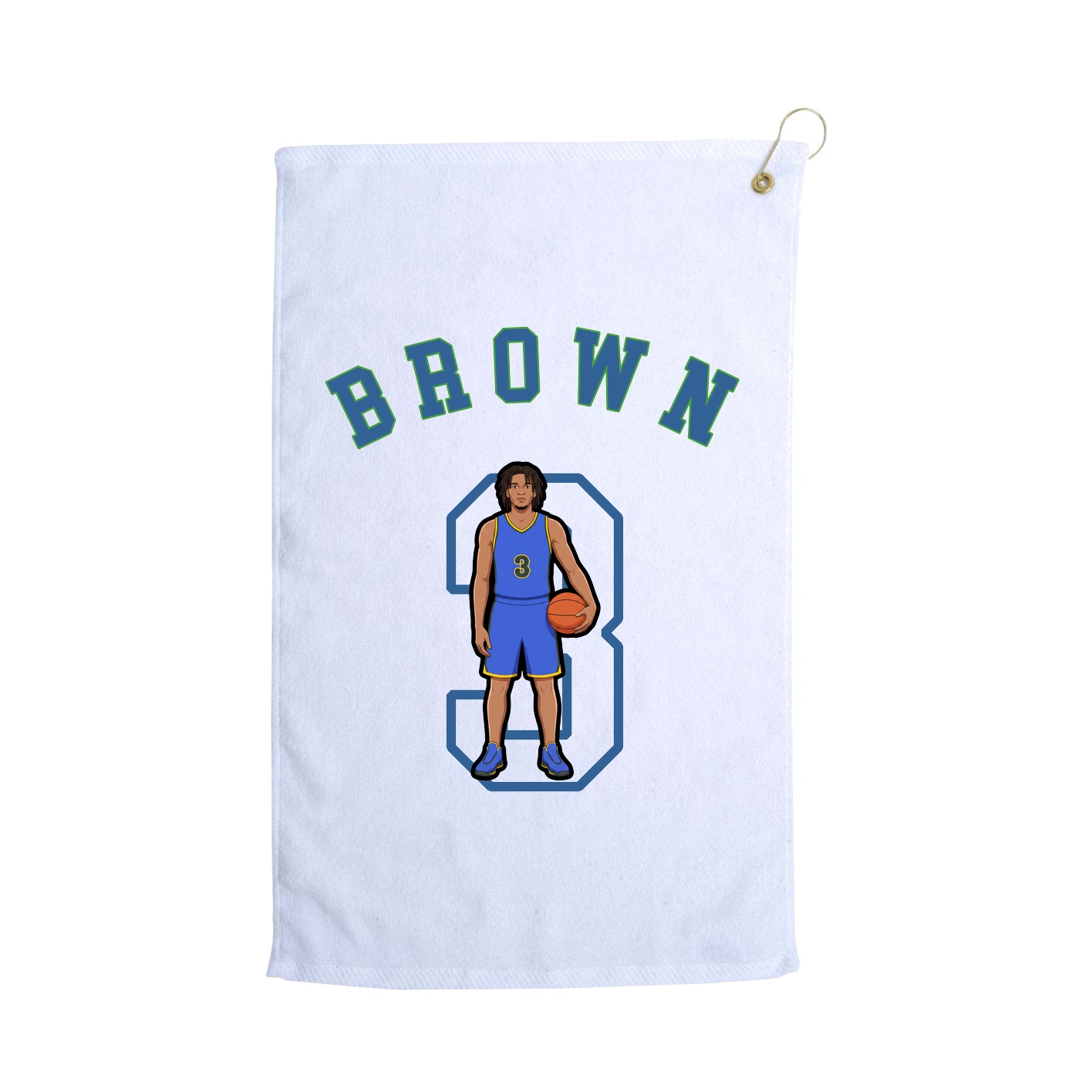 Golf Towel — Shirsey Arch in White