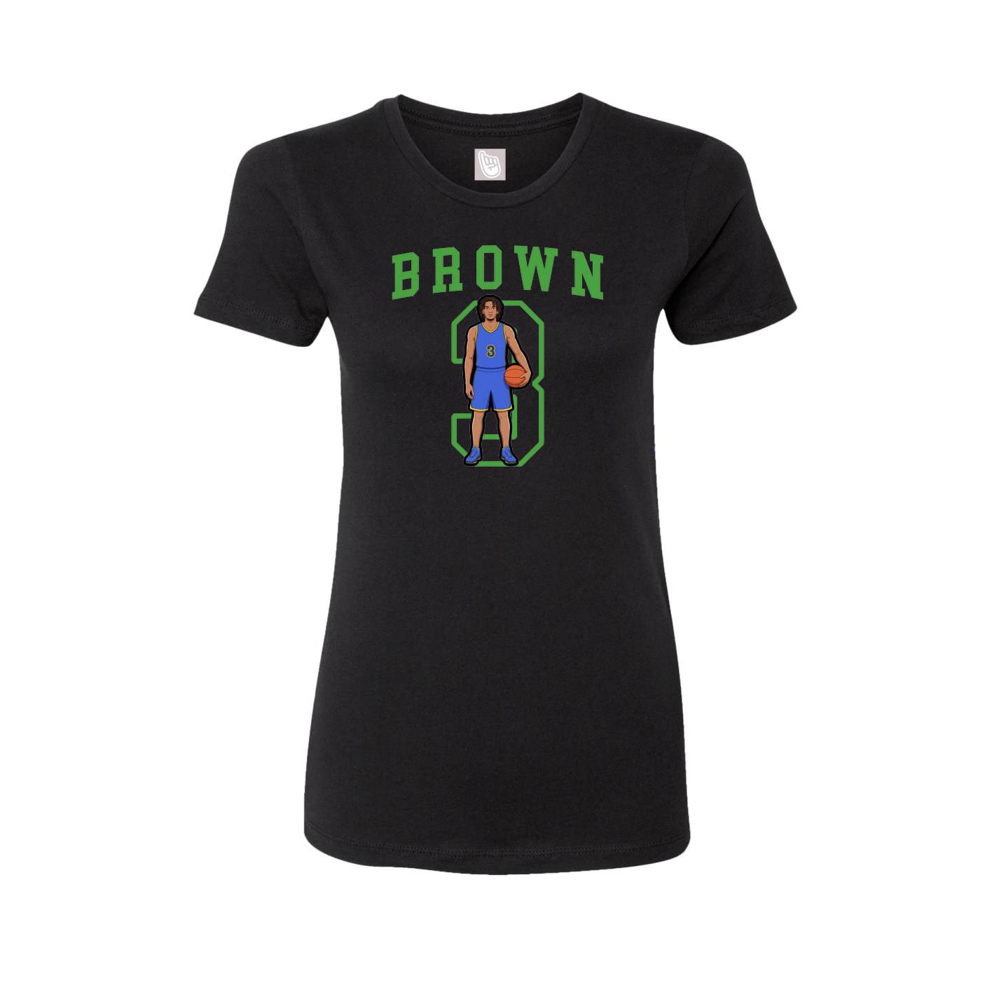 Fitted Women's Tee — Shirsey in Black