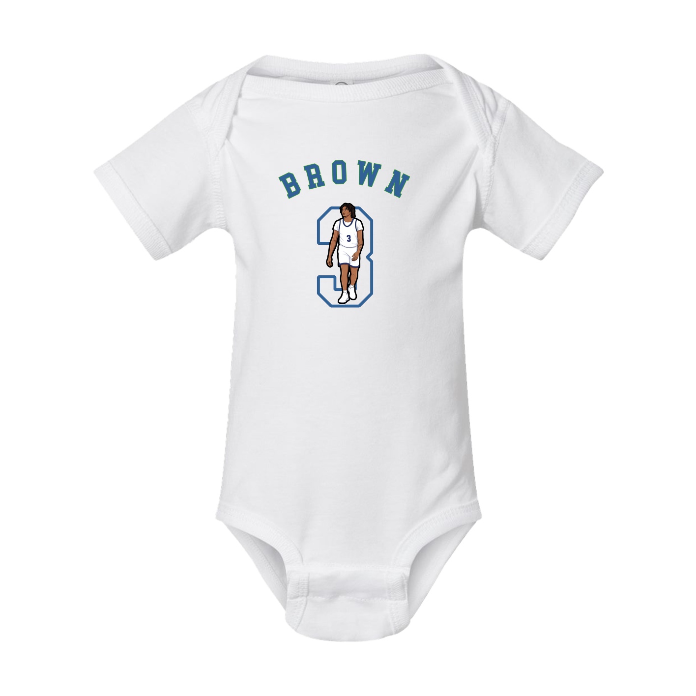 Baby Onesie — Shirsey Arch in White