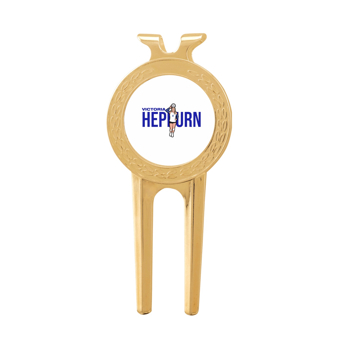 Divot Tool with Ball Marker — Player Name in Classic