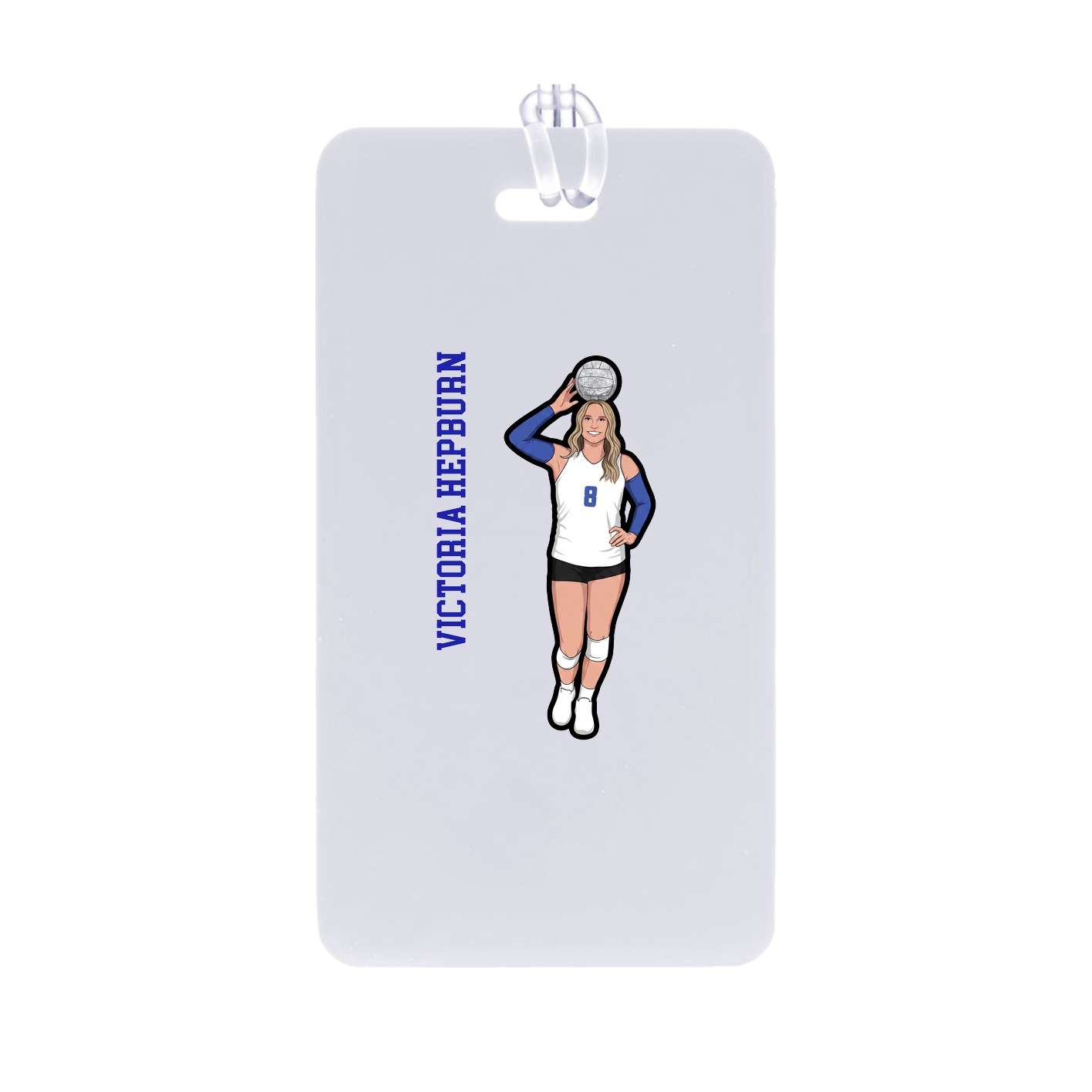 Bag Tag — Name Vertical in Classic