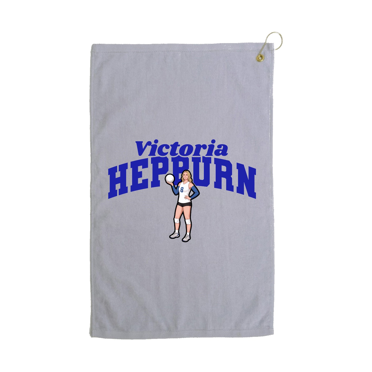 Golf Towel — Signature Arch in Grey