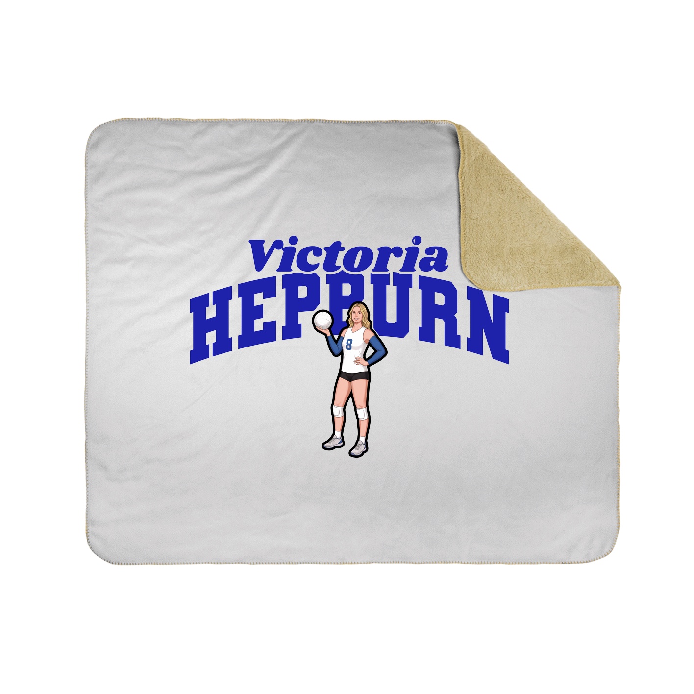 Throw Blanket — Signature Arch in White