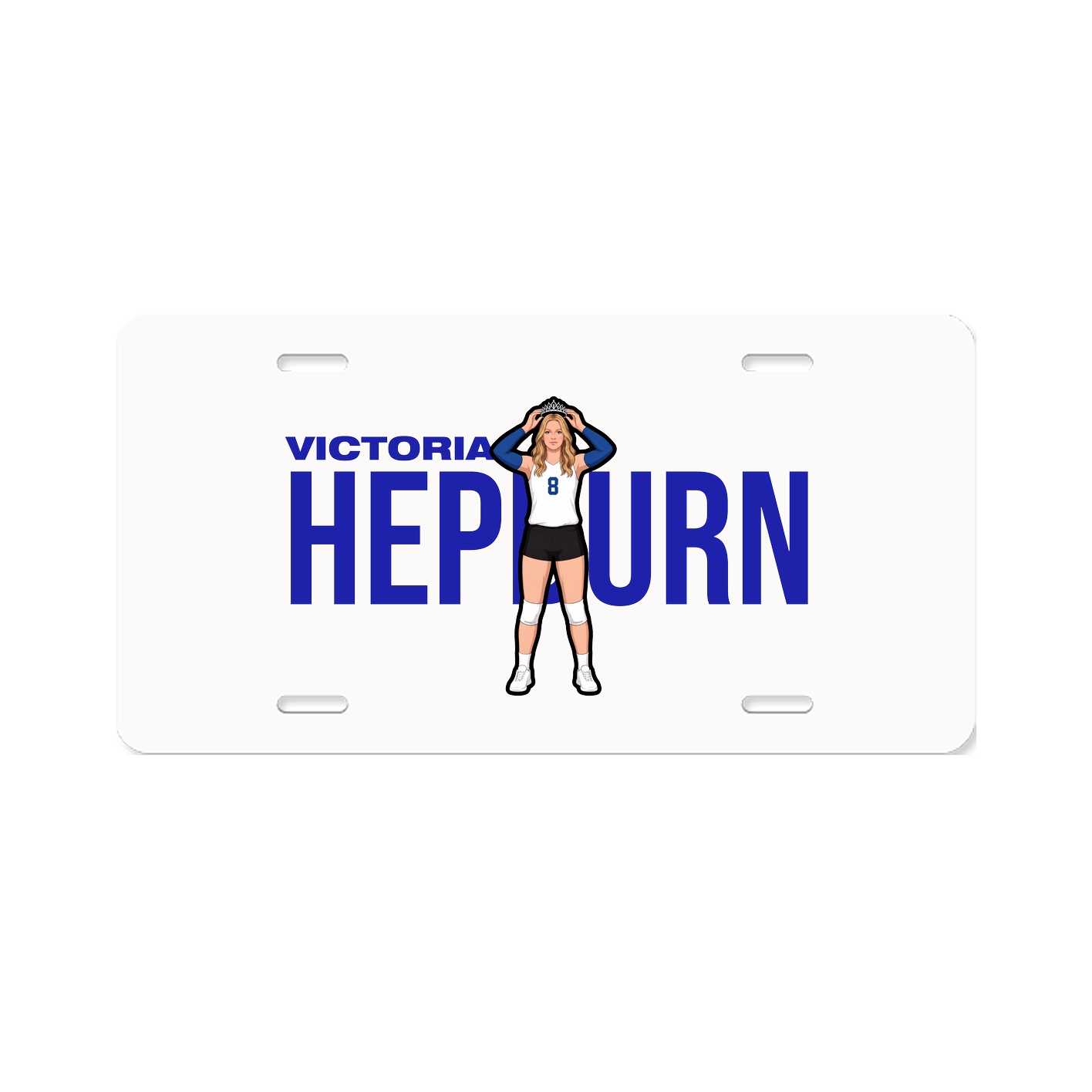 License Plate — Player Name in Classic