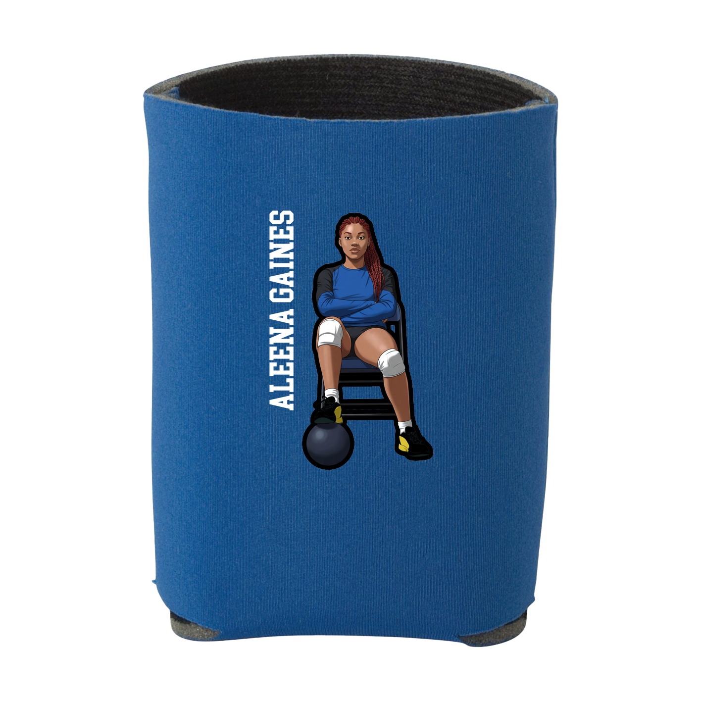 Can Holder — Name Vertical in Royal