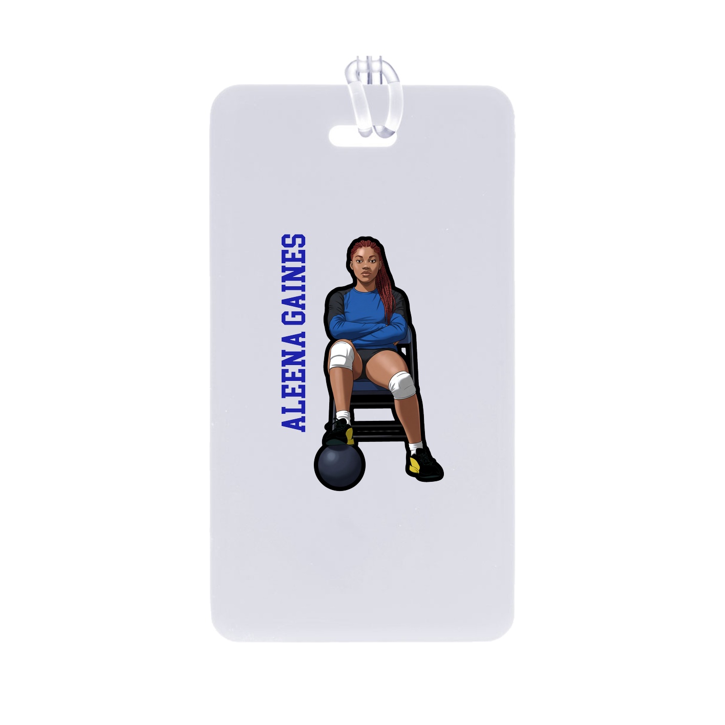Bag Tag — Name Vertical in Classic