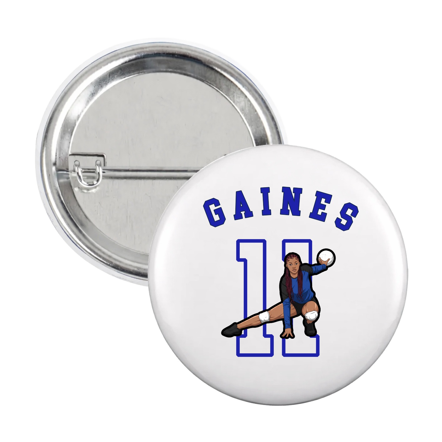 Game Day Button — Shirsey Arch in White