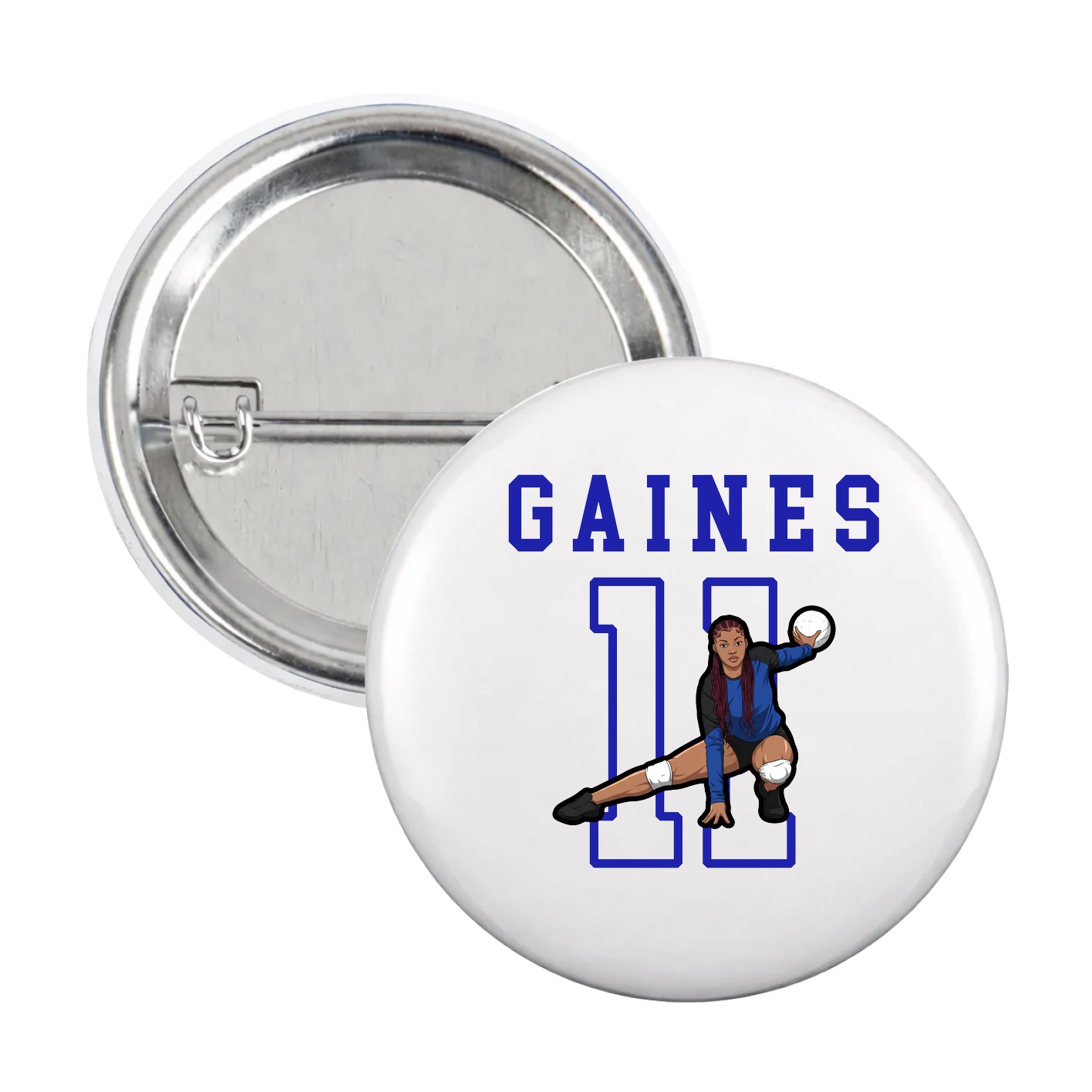 Game Day Button — Shirsey in White