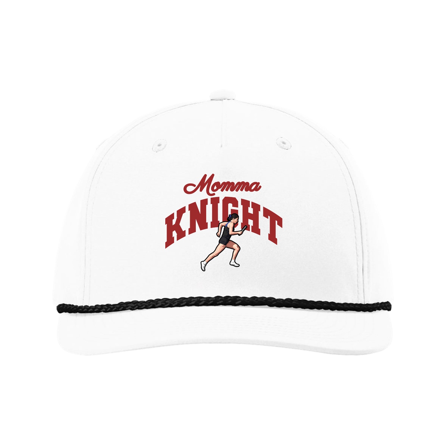 Five-Panel Classic Rope Cap — Mothers Day Arch in White