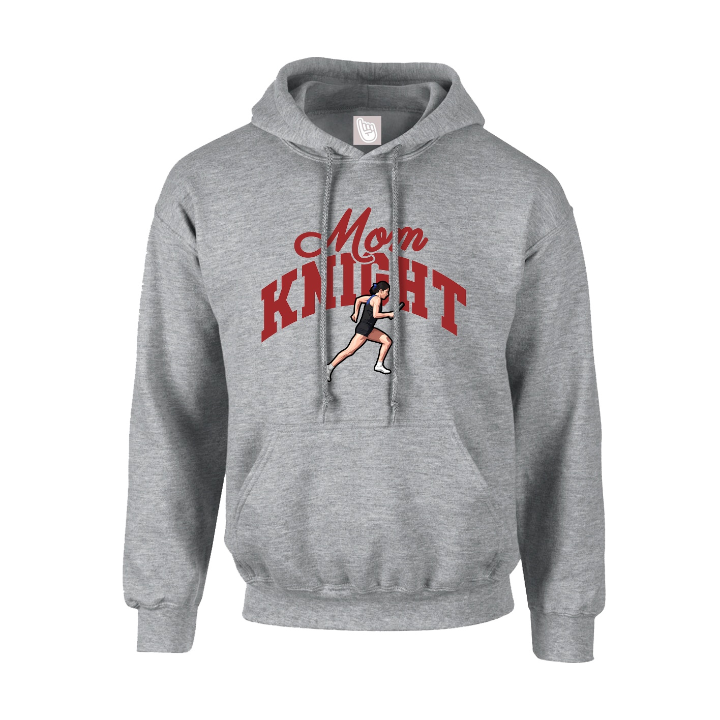 Youth Hoodie — Mothers Day Arch in Grey