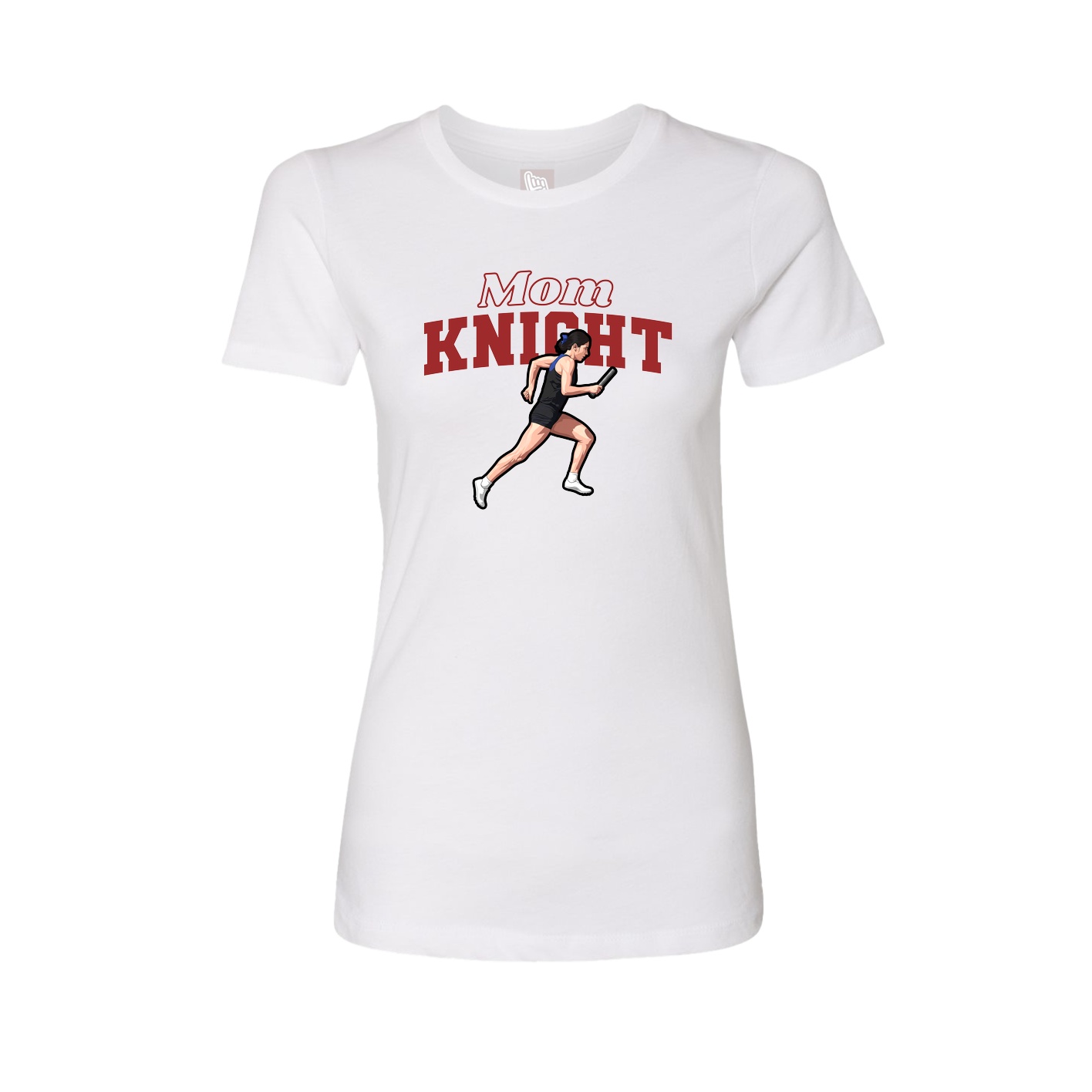 Womens Tee — Mothers Day Block in White