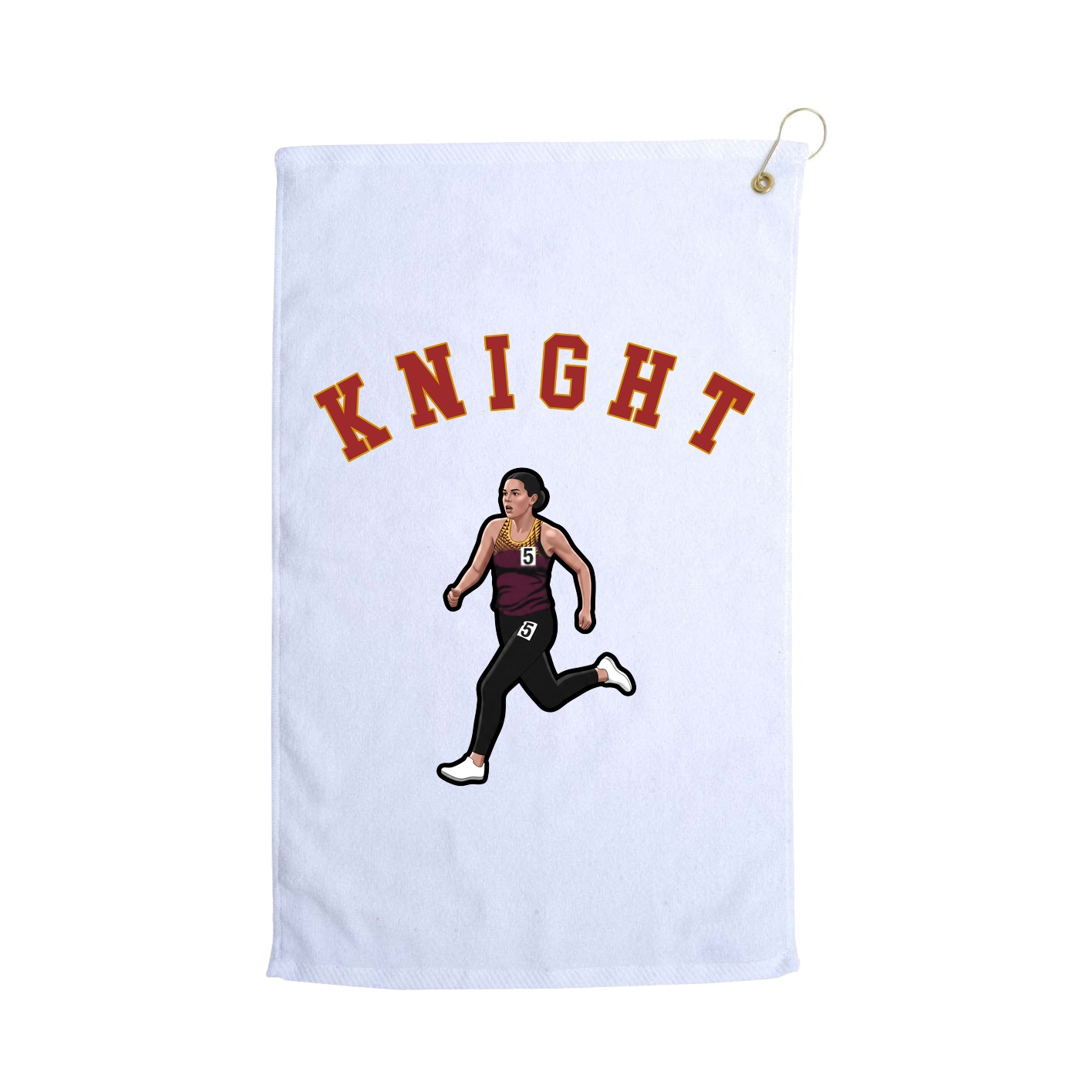 Golf Towel — Shirsey Arch in White
