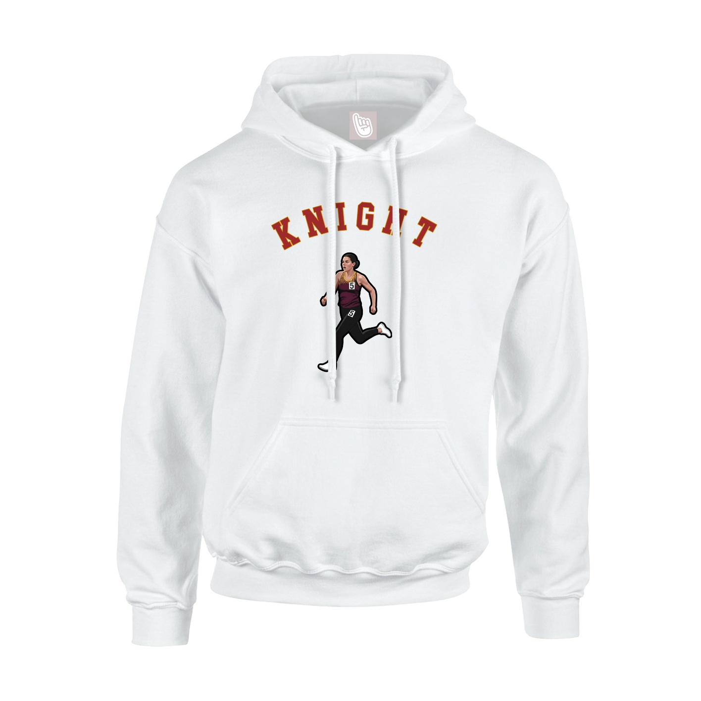 Youth Hoodie — Shirsey Arch in White