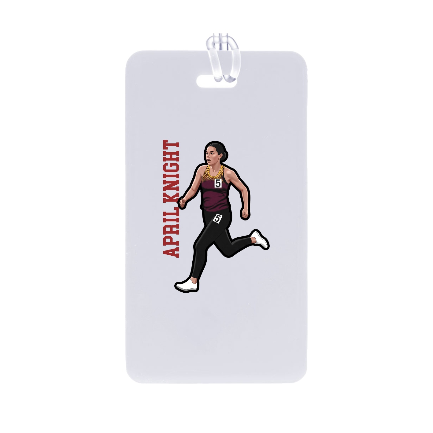 Bag Tag — Name Vertical in Classic