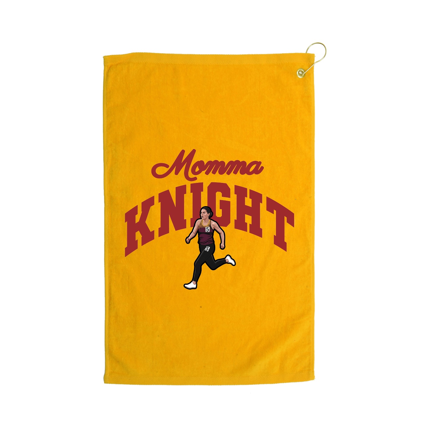 Golf Towel — Mothers Day Arch in Gold