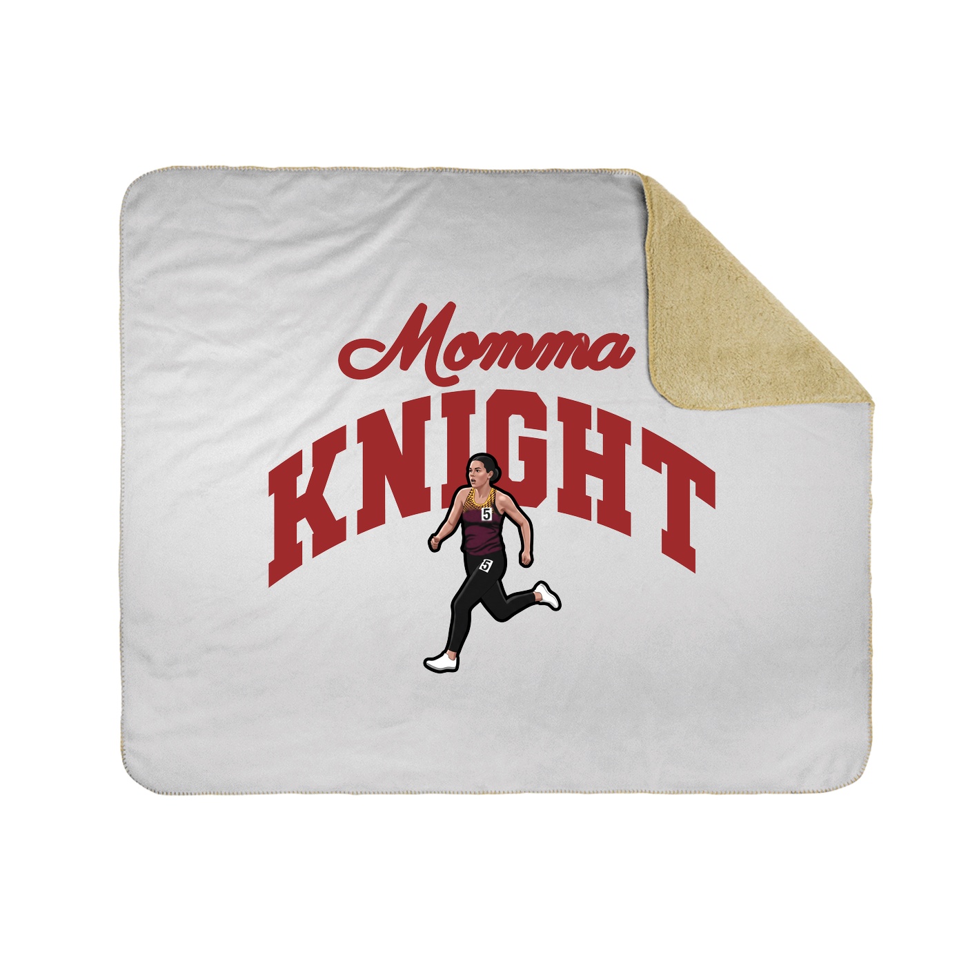 Throw Blanket — Mothers Day Arch in White