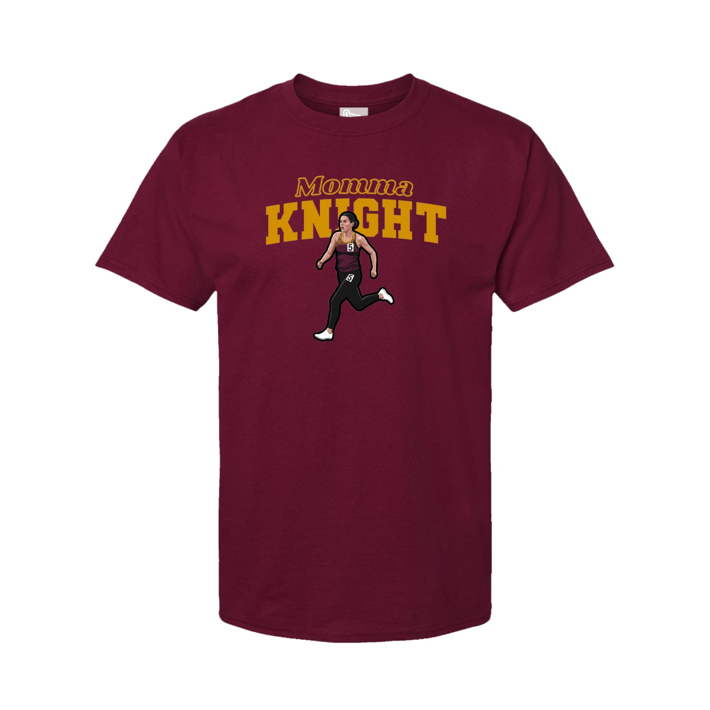 Youth Tee — Mothers Day Block in Cardinal