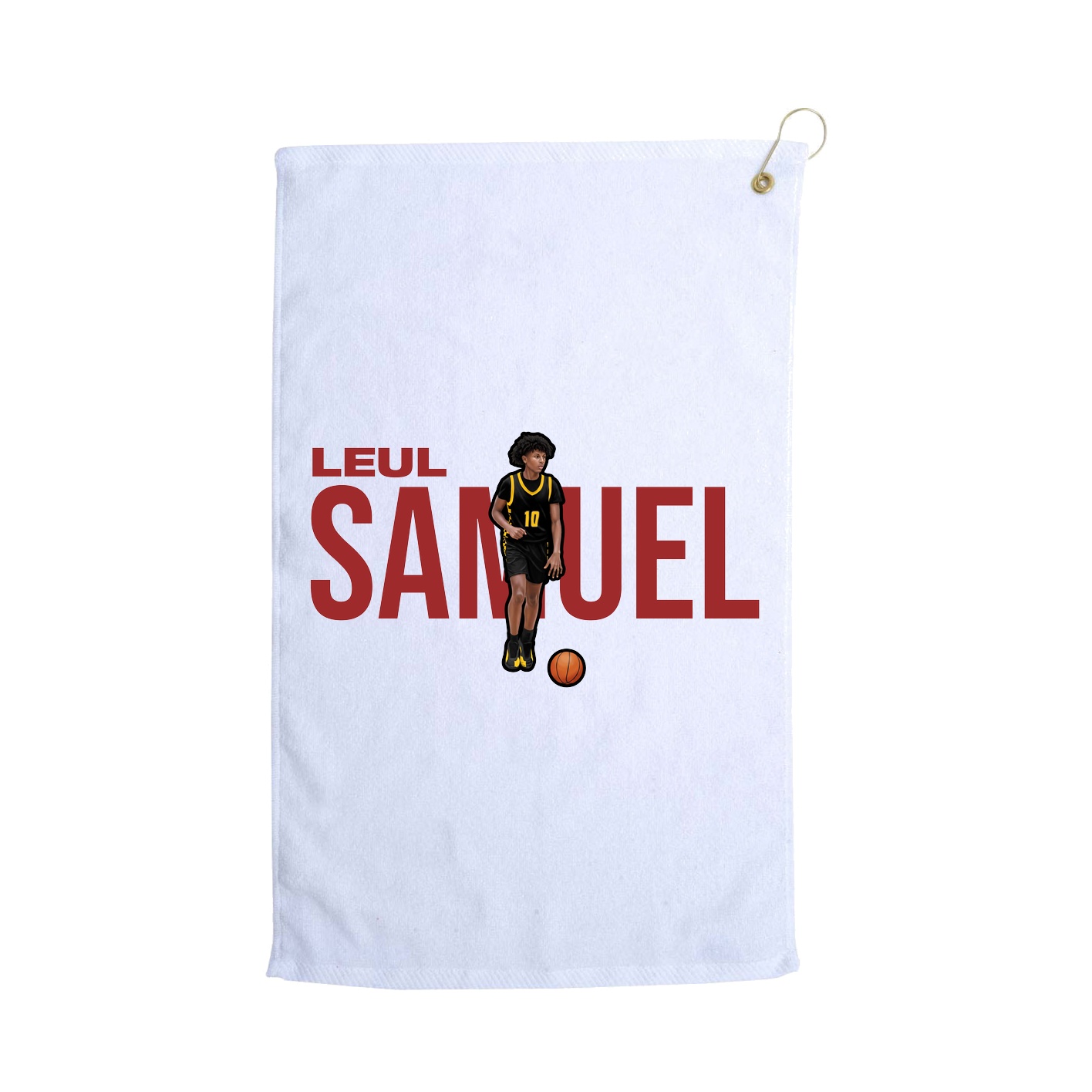 Golf Towel — Player Name in White