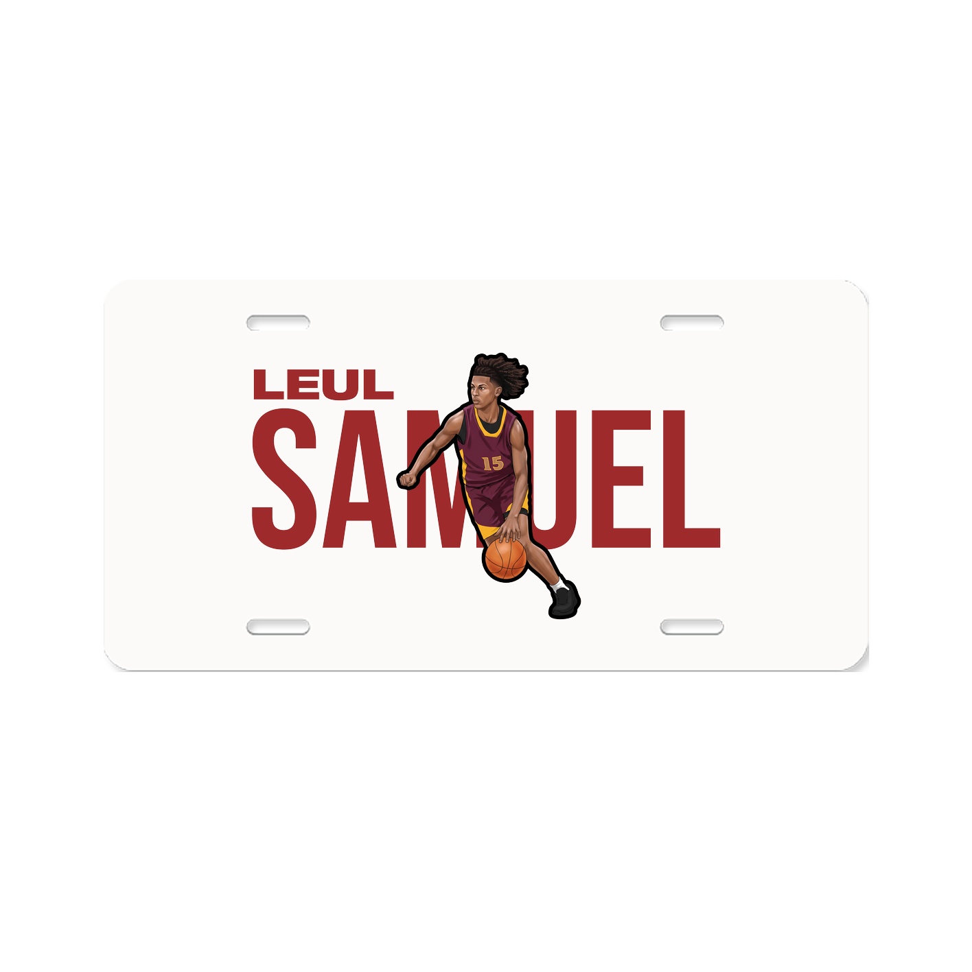 License Plate — Player Name in Classic