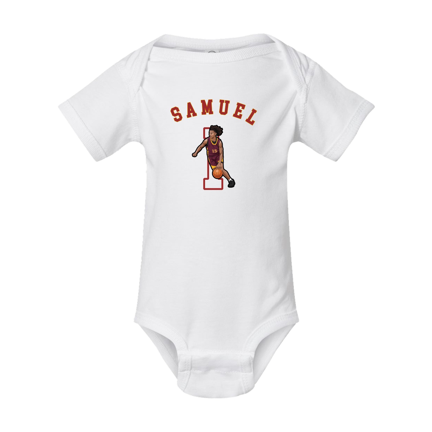 Baby Onesie — Shirsey Arch in White
