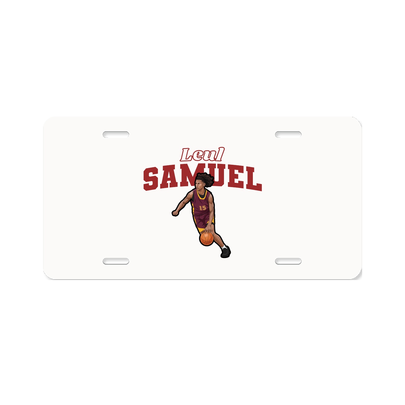 License Plate — Name Arch in Classic