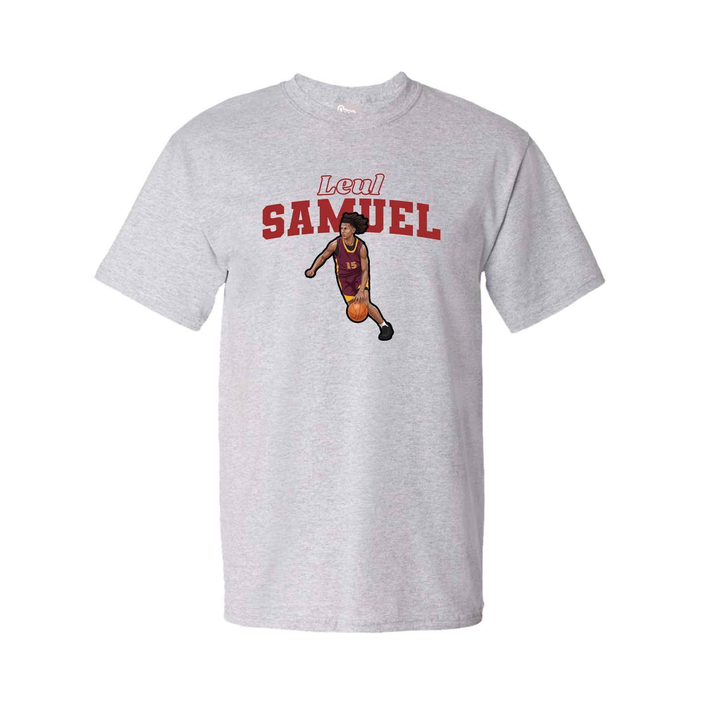 Youth Tee — Name Arch in Grey