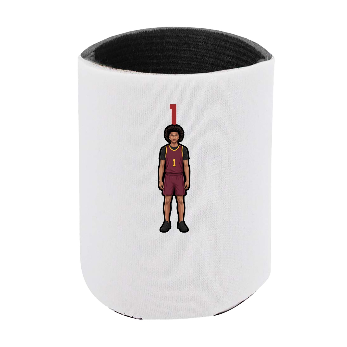 Can Holder — Number Top in White