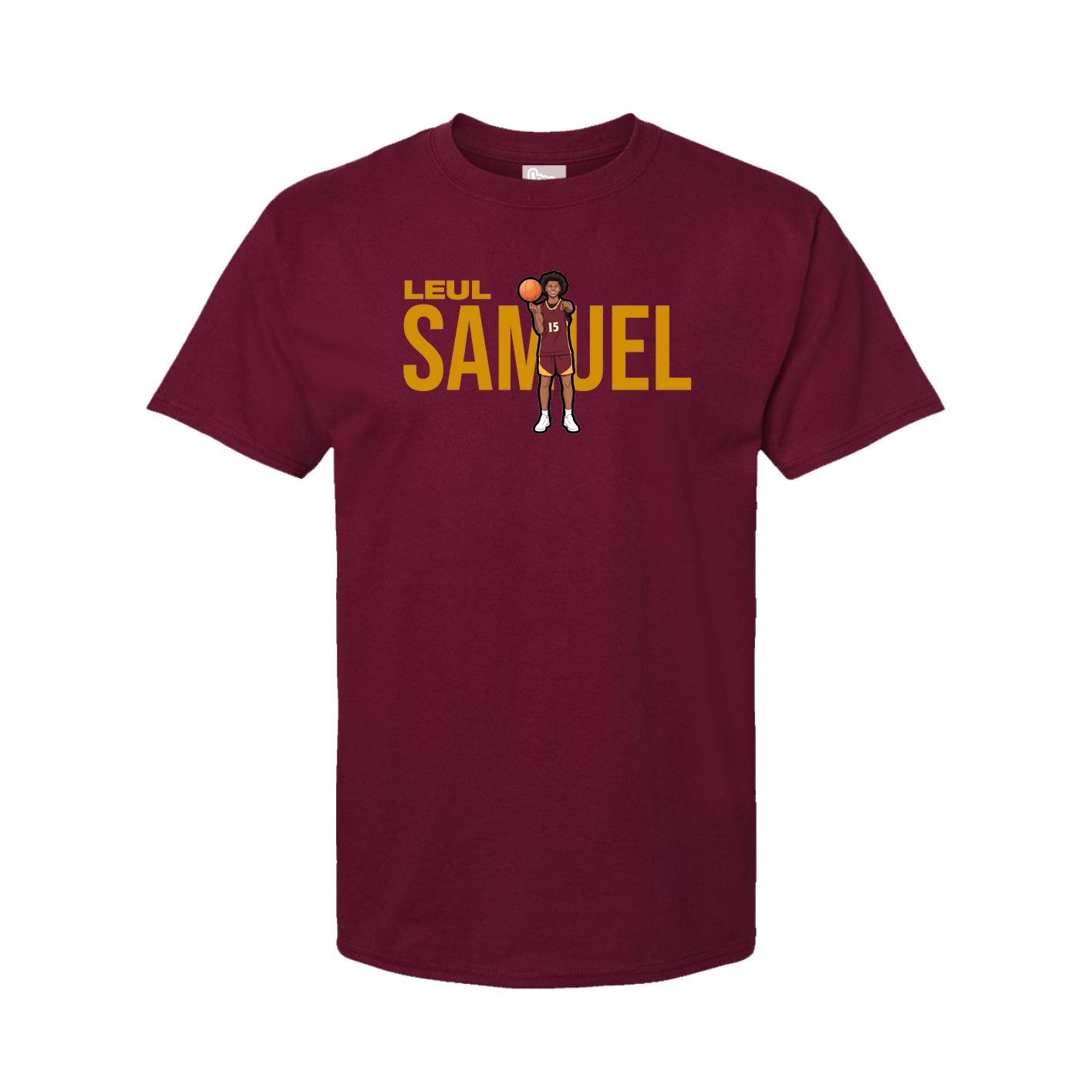 Youth Tee — Player Name in Cardinal