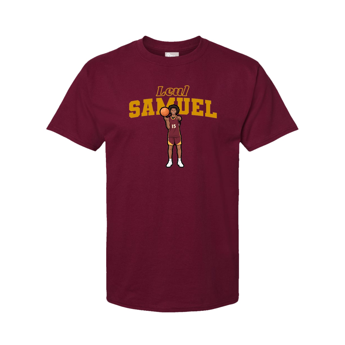 Youth Tee — Name Arch in Cardinal