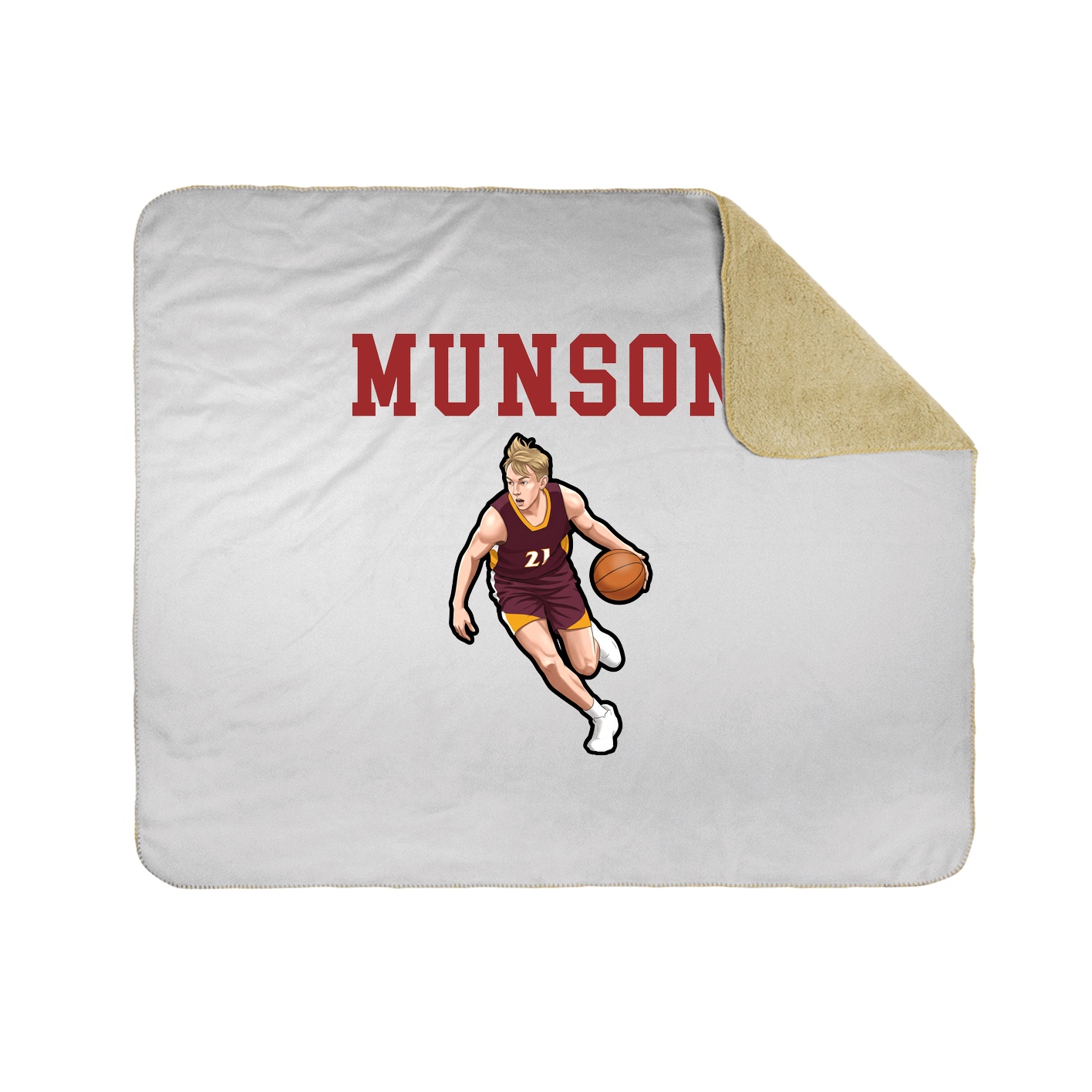 Throw Blanket — Shirsey in White