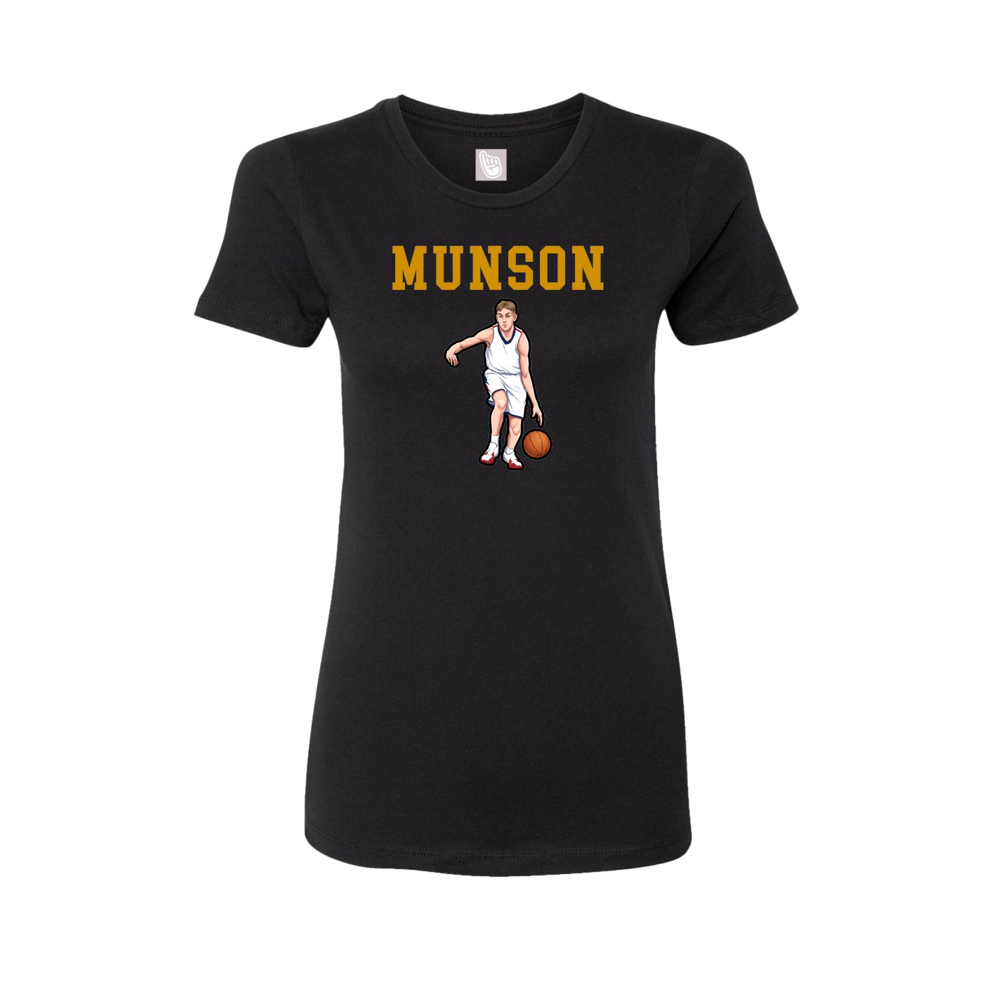Fitted Women's Tee — Shirsey in Black