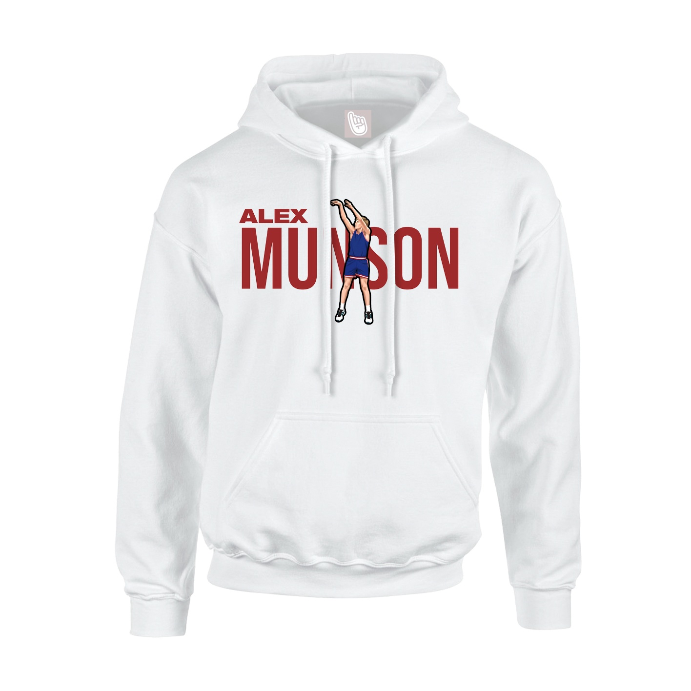 Hoodie — Player Name in White
