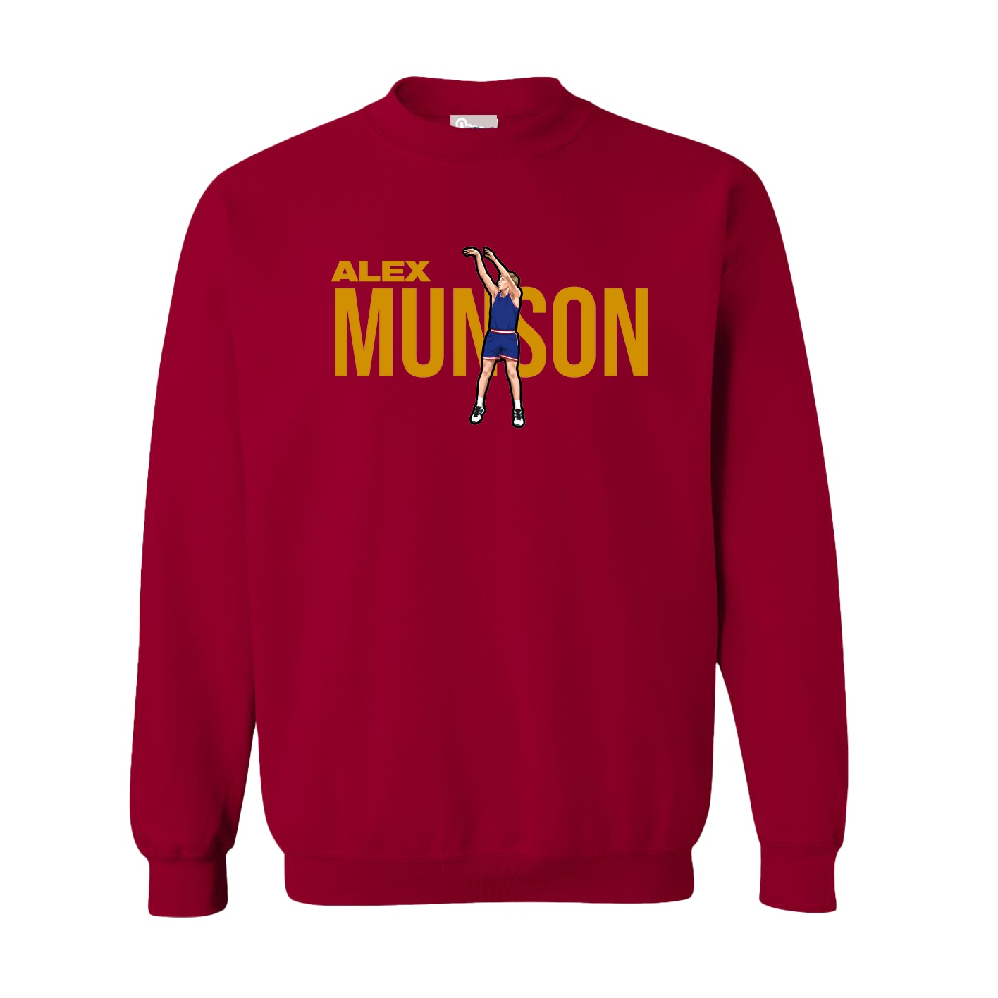 Fleece Crew — Player Name in Cardinal