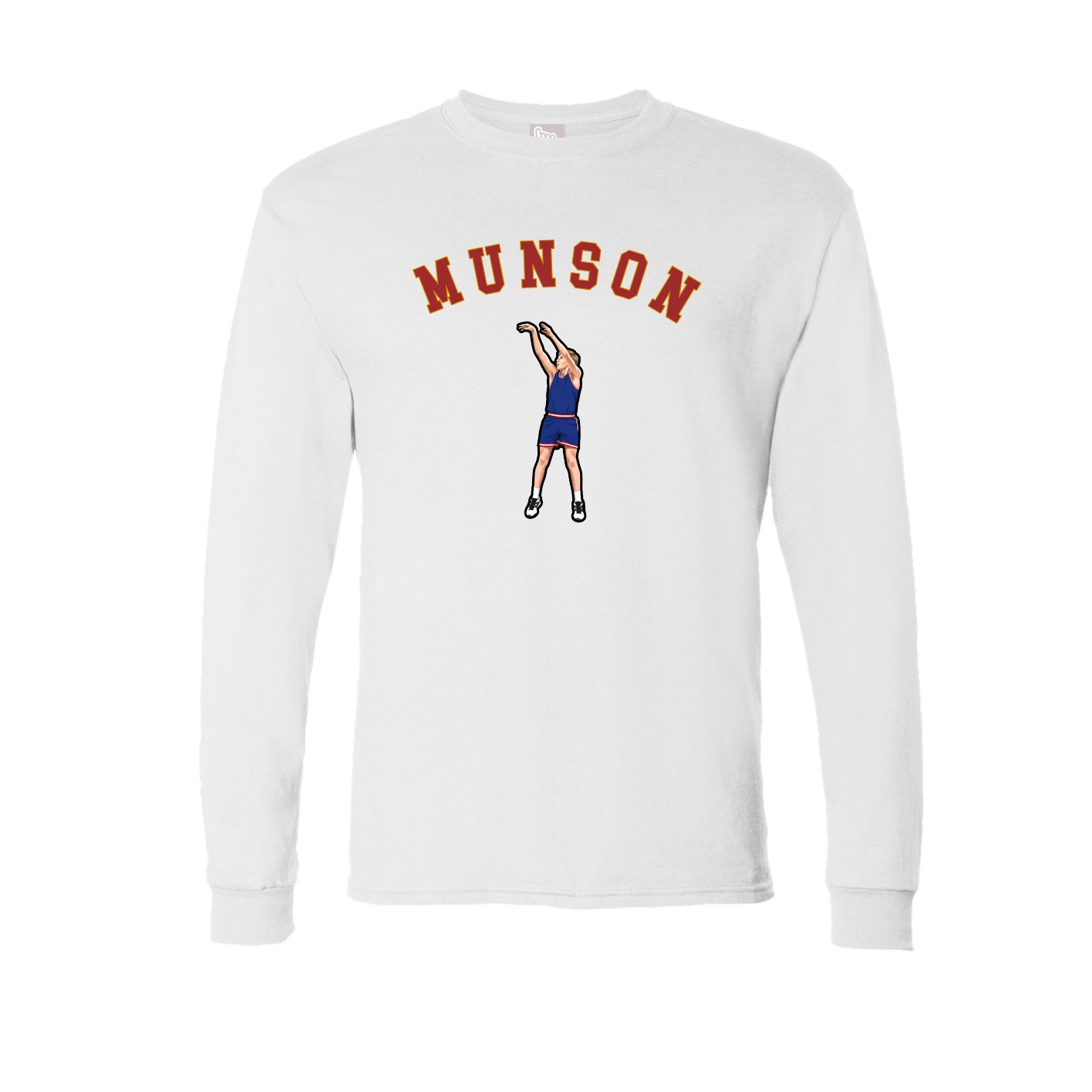 Long Sleeve Tee — Shirsey Arch in White