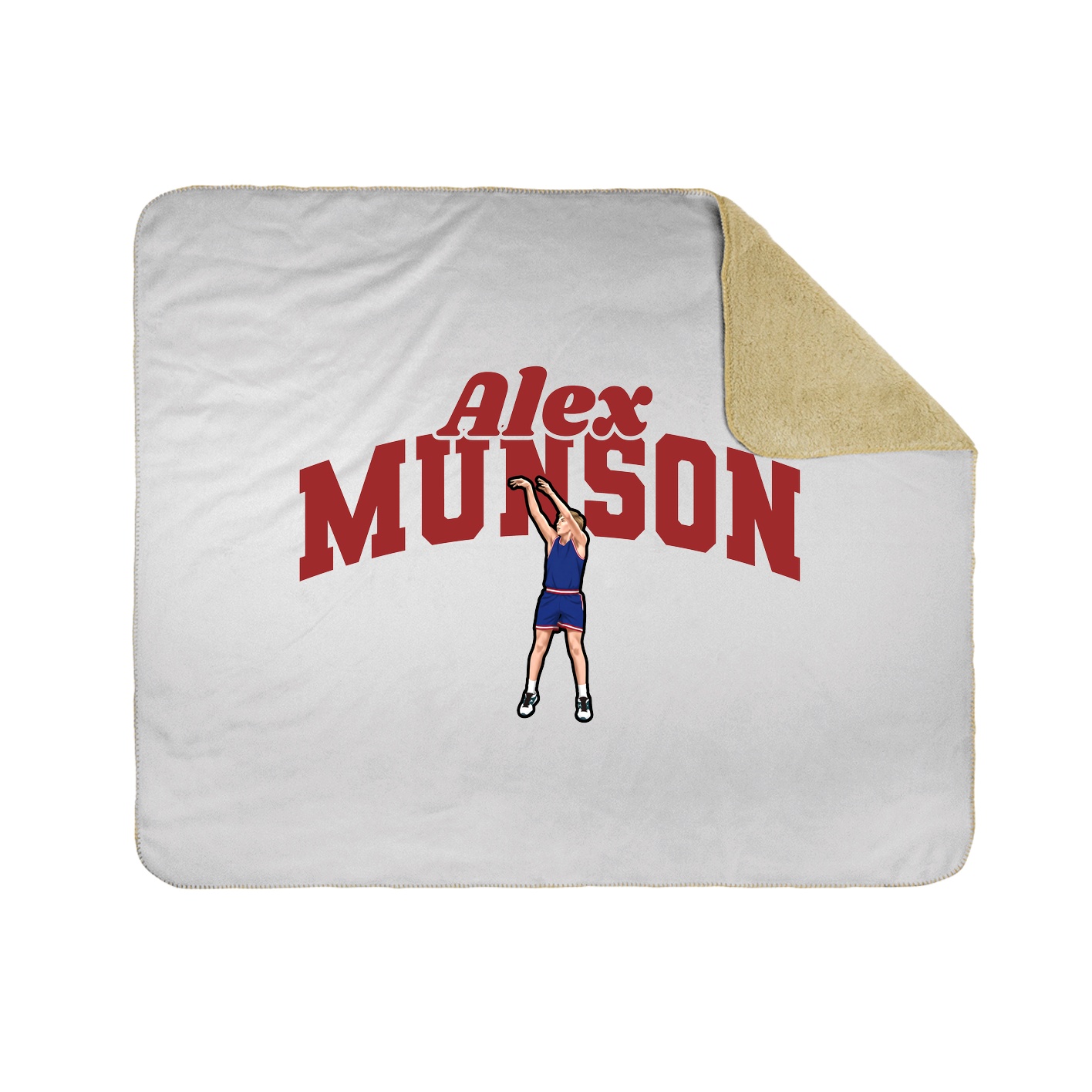 Throw Blanket — Signature Arch in White