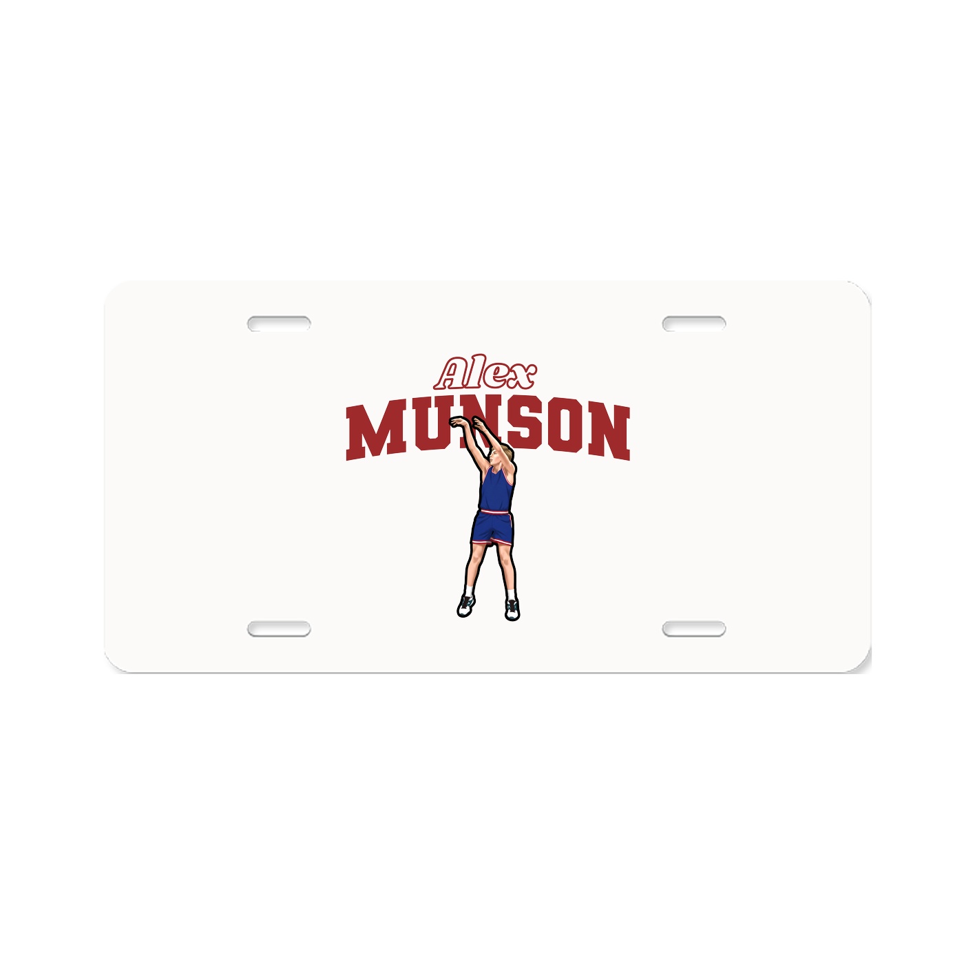 License Plate — Name Arch in Classic