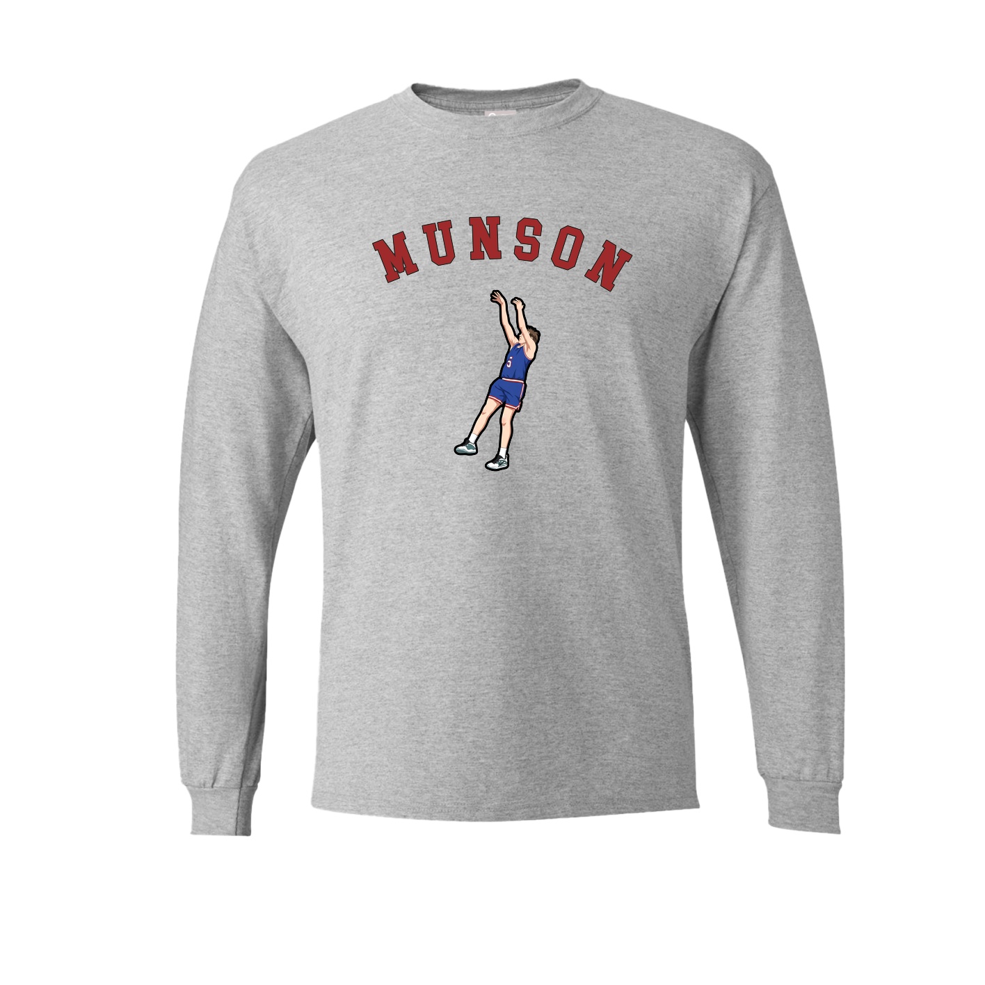 Long Sleeve Tee — Shirsey Arch in Grey