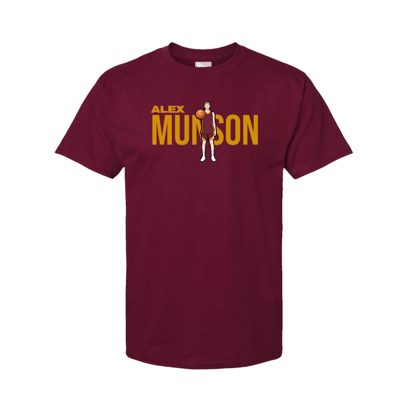 Youth Tee — Player Name in Cardinal