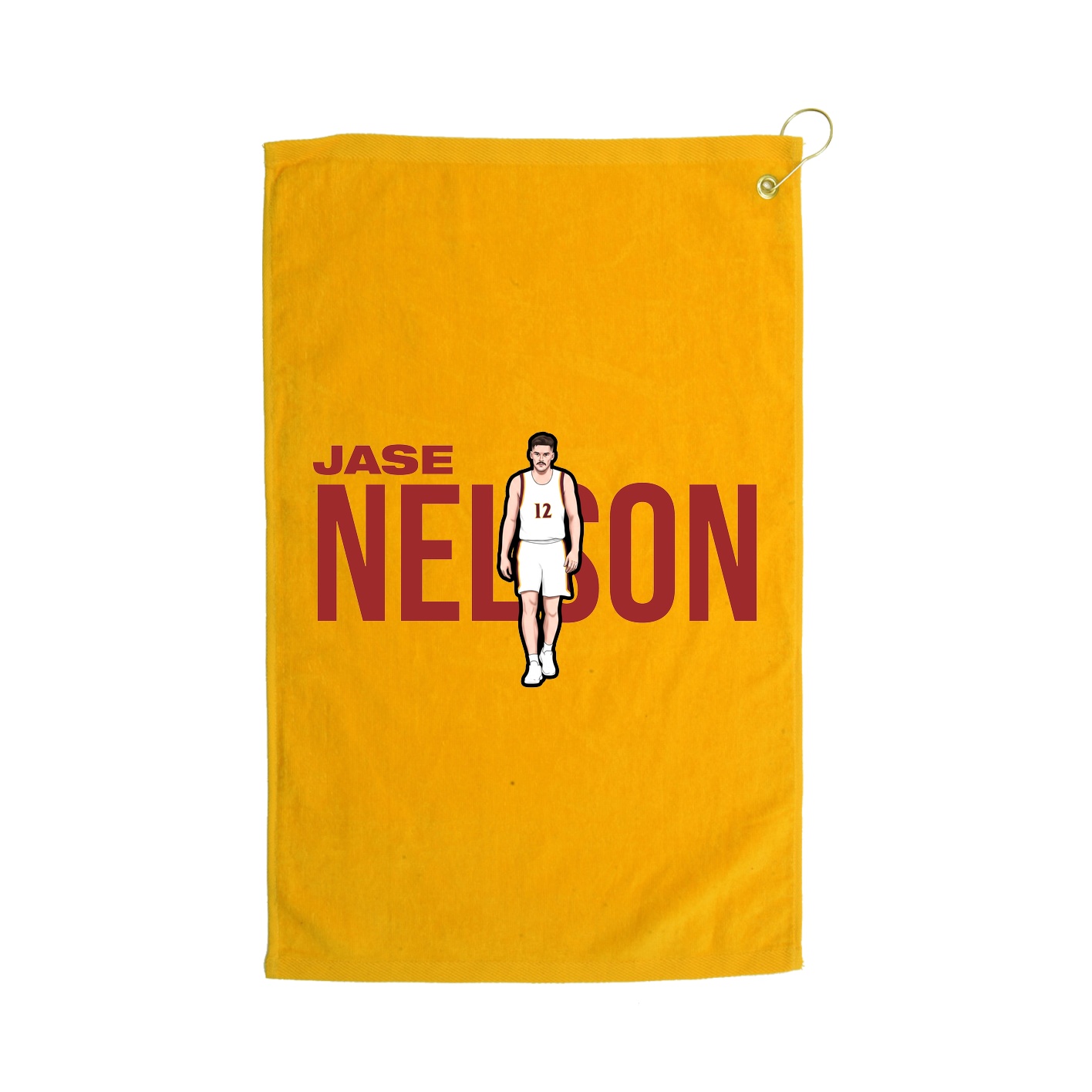 Golf Towel — Player Name in Gold