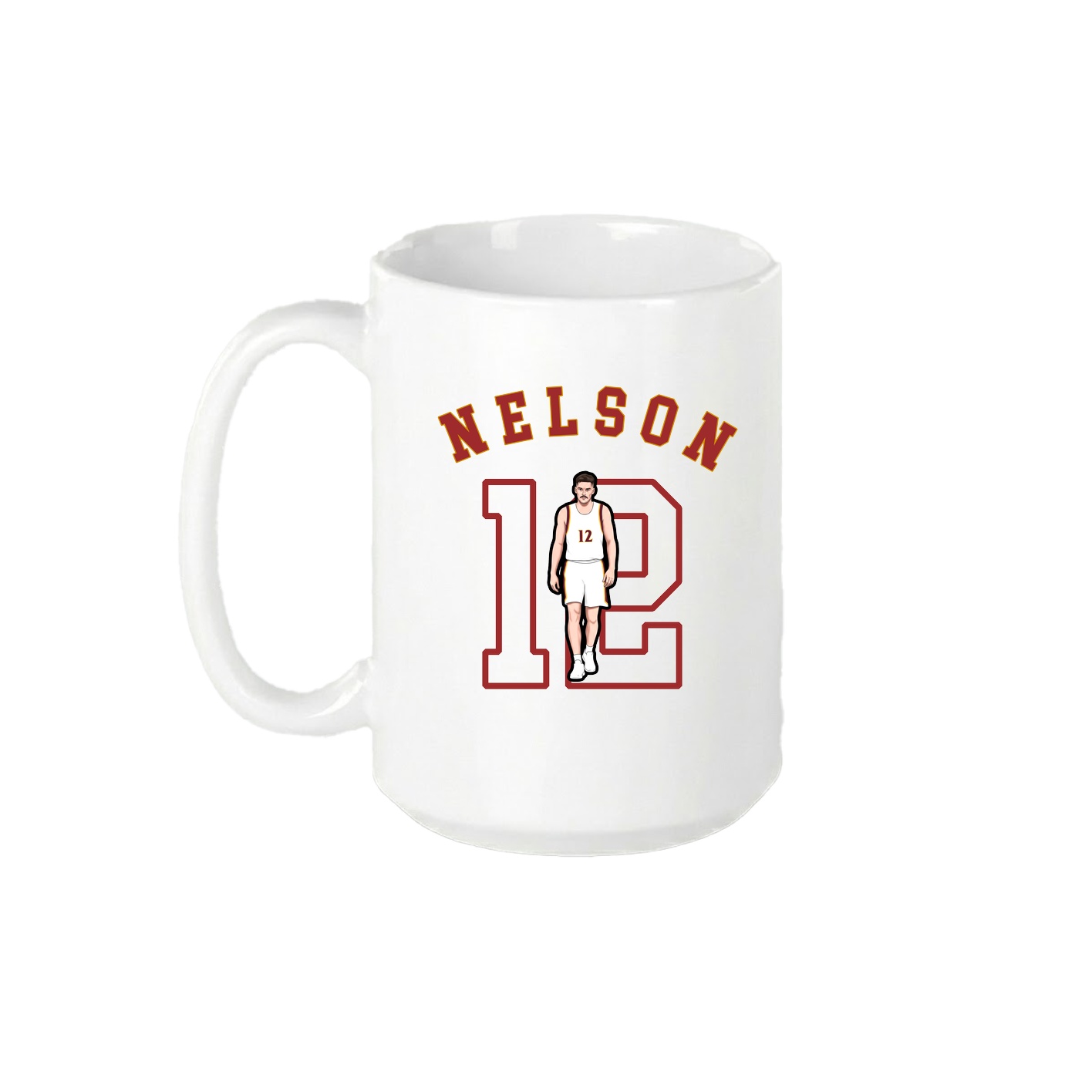 15oz Coffee Mug — Shirsey Arch in White