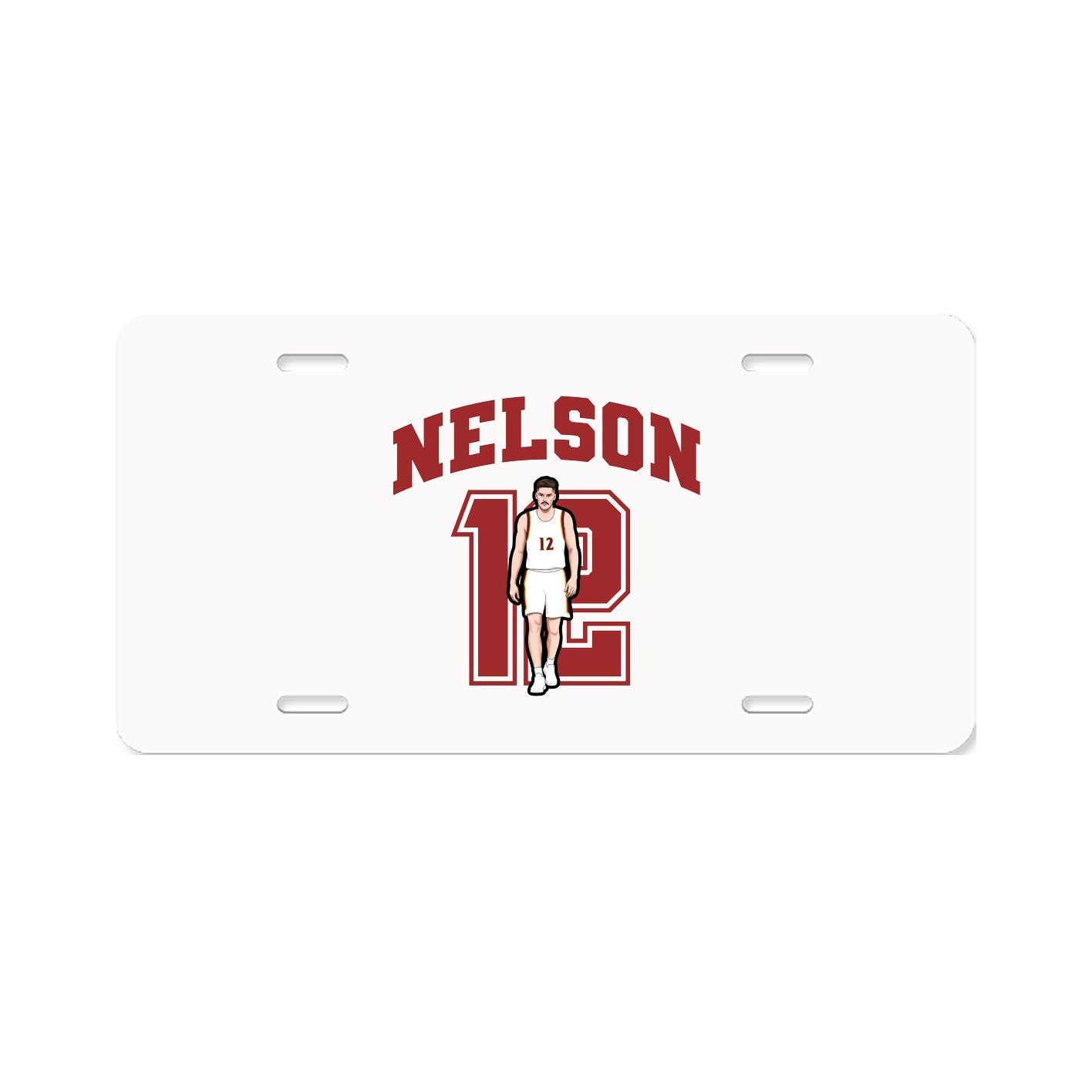 License Plate — Number in Classic