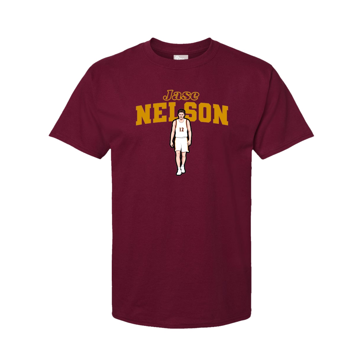 Youth Tee — Name Arch in Cardinal