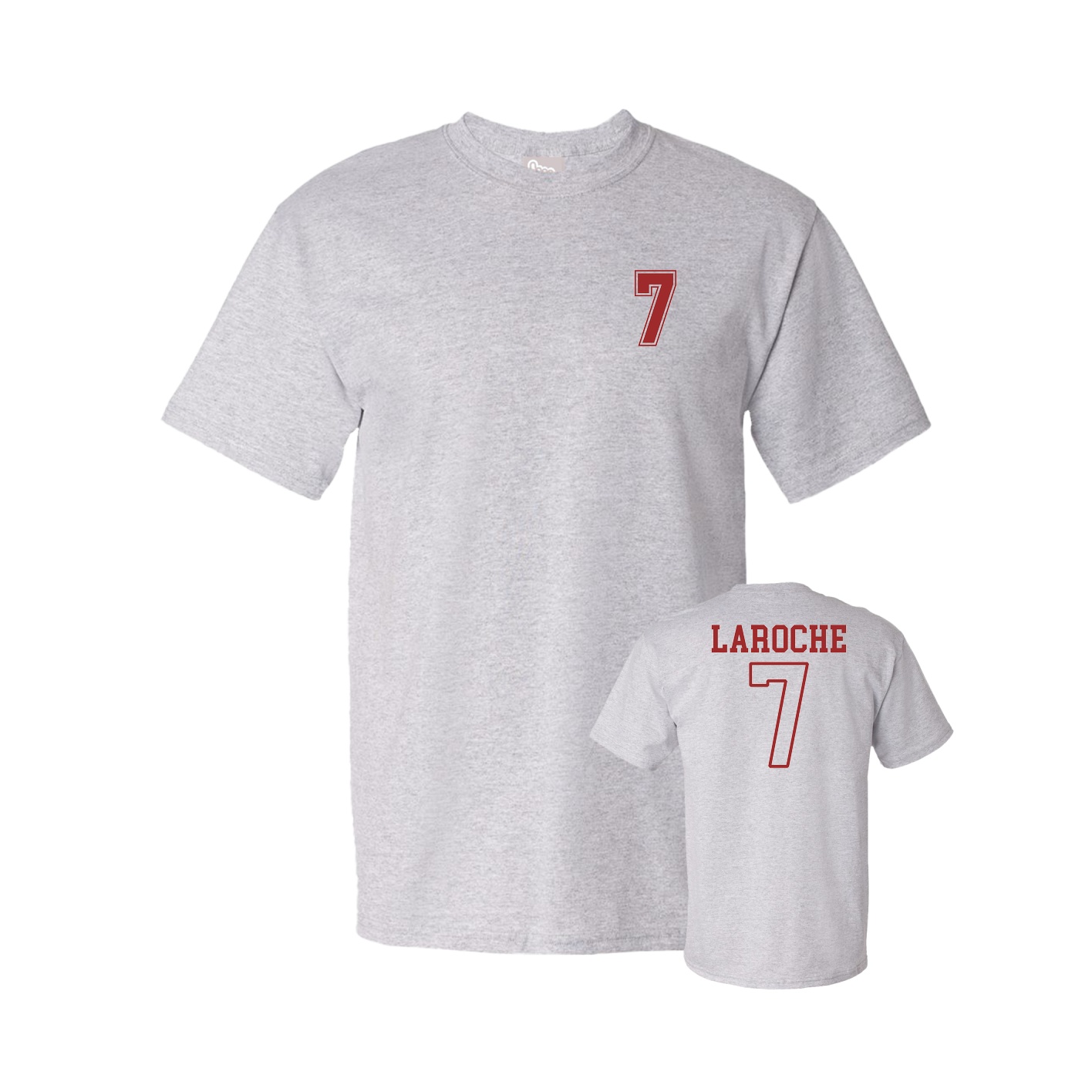 Youth Tee — Chest Back in Grey