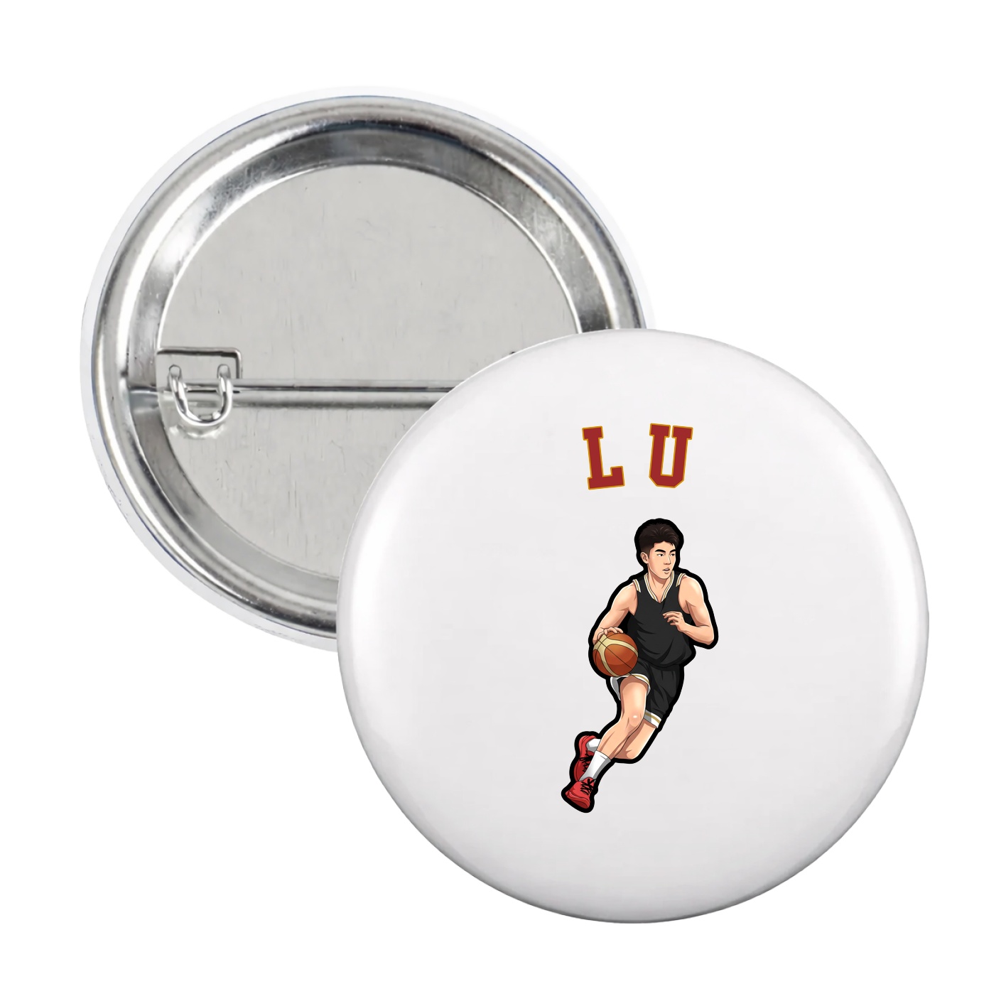 Game Day Button — Shirsey Arch in White